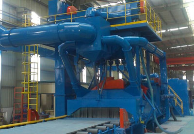 鋼板拋丸機，型材除鏽設備