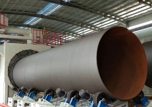 鋼管內外壁拋丸機，鋼管噴砂除鏽設備